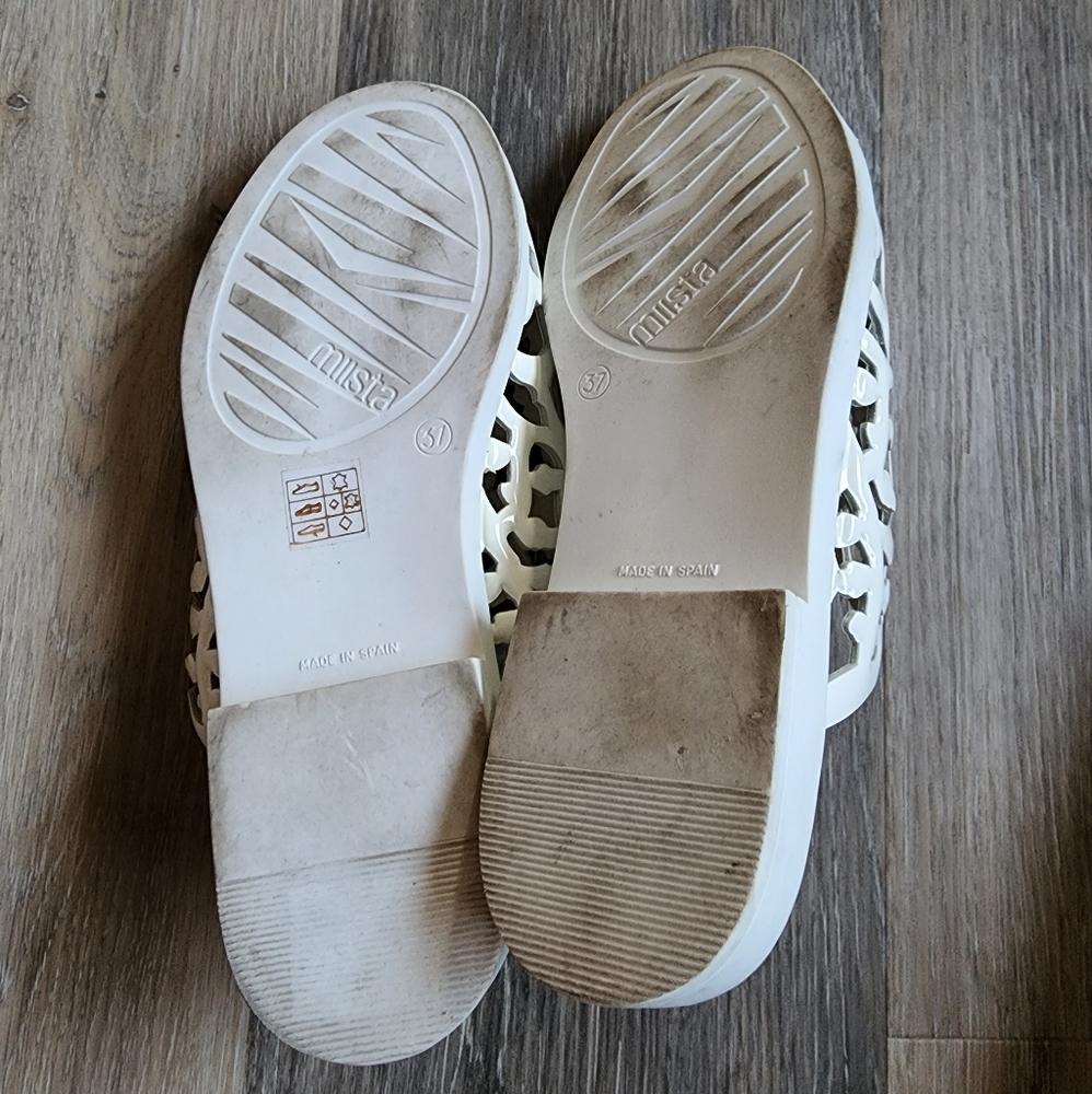MIISTA WHITE SANDALS - Picture 9 of 9